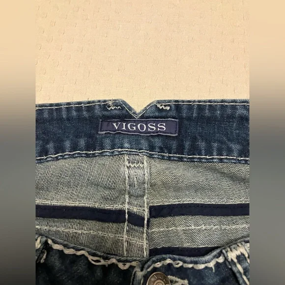 Vigoss Women’s Size 18  Bootcut Low rise Dark Wash Jeans - Picture 2 of 10